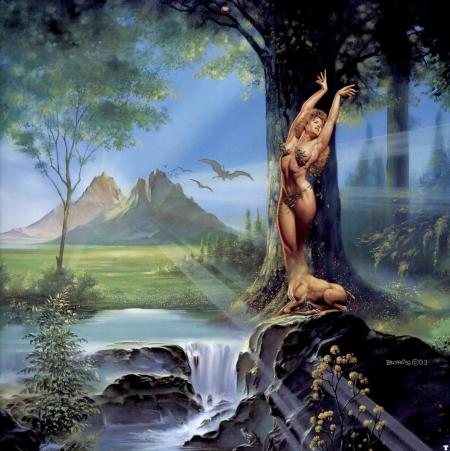 dessin de Boris Vallejo